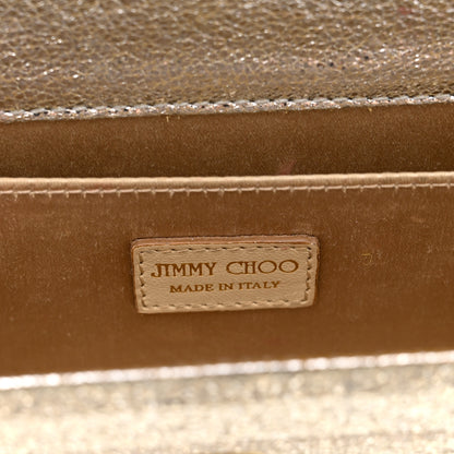 Jimmy Choo Acrylic Glitter Sweetie Clutch Champagne 6 of 16
