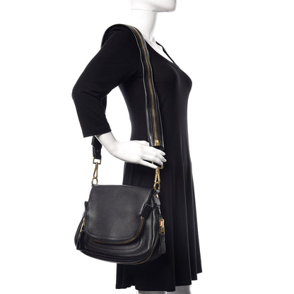 Tom Ford Calfskin Medium Jennifer Crossbody Bag Navy Blue 2 of 6
