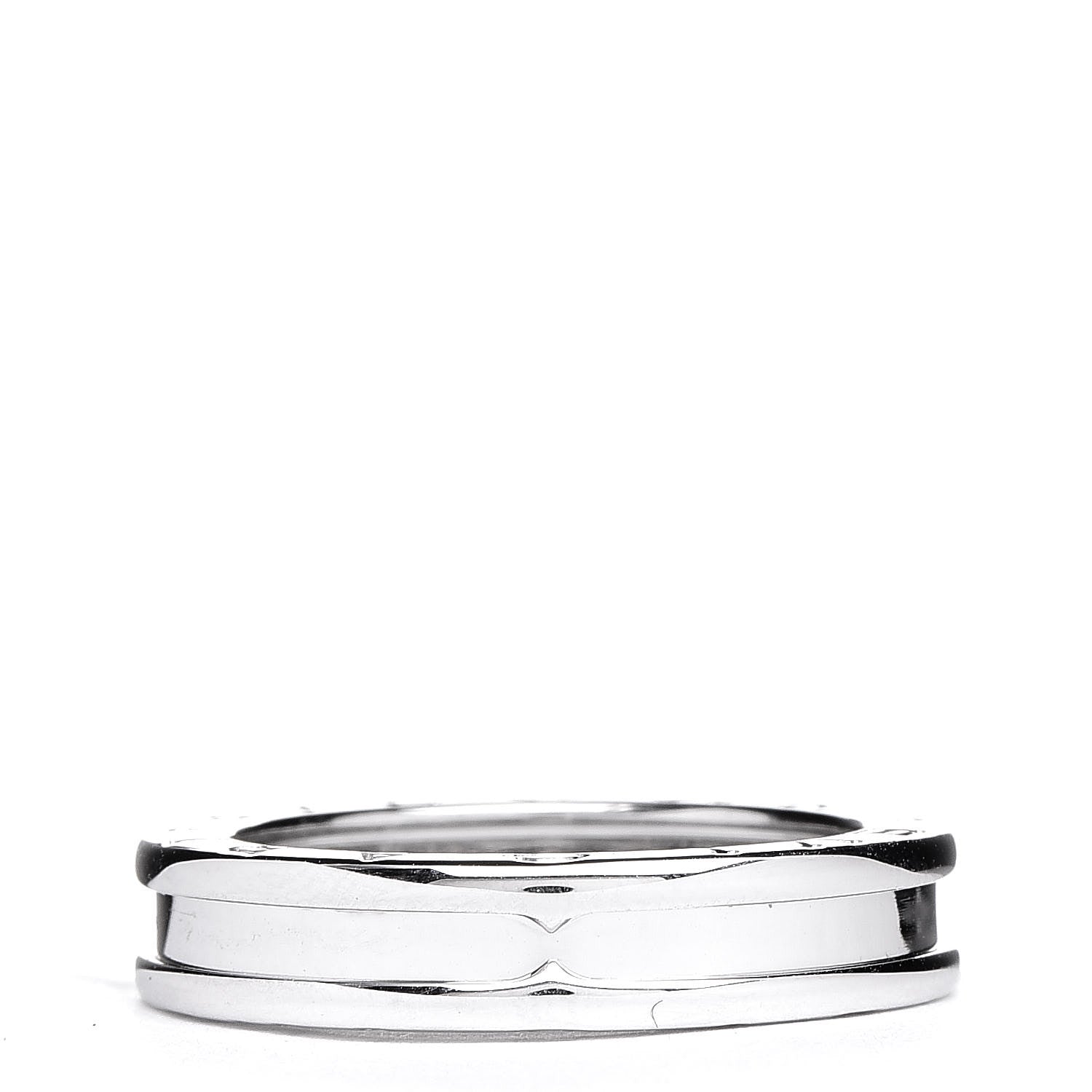 Bulgari 18K White Gold B.Zero1 Ring 57 8 3 of 5