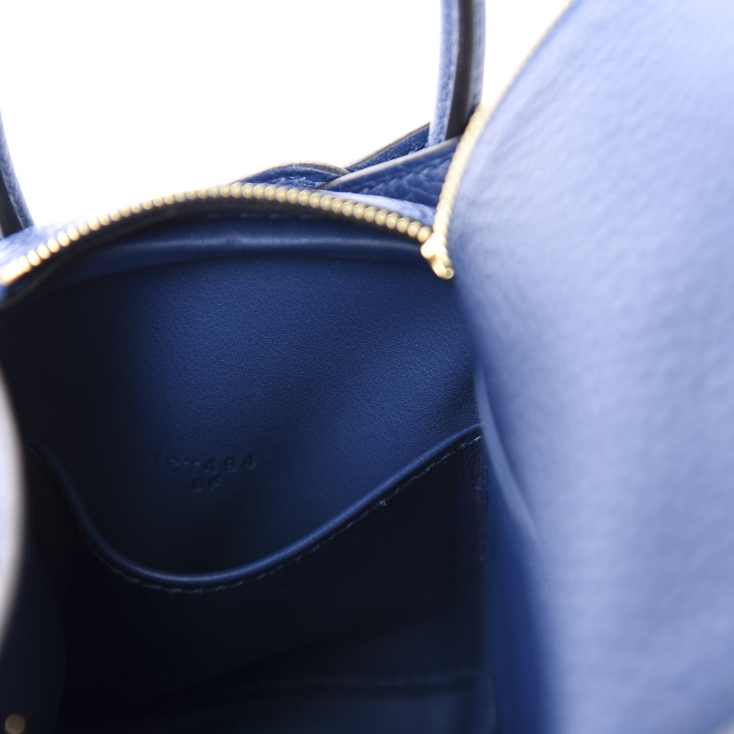 Taurillon Clemence Mini Lindy 20 Deep Bleu