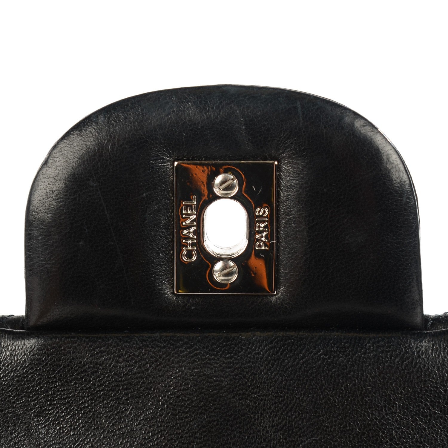 Chanel Lambskin Quilted Maxi Single Flap Black 6 of 8