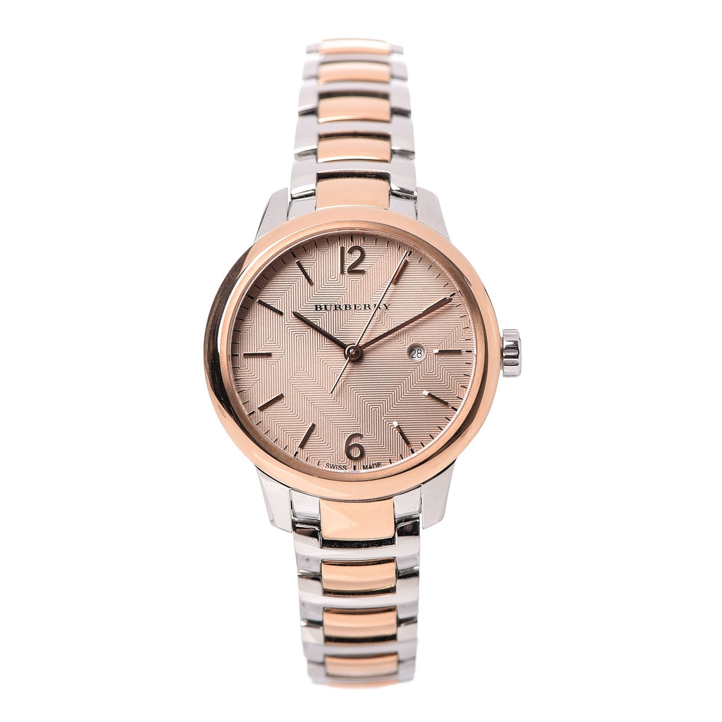 Stainless Steel 32mm Classic Round Quartz Watch Rose BU10117