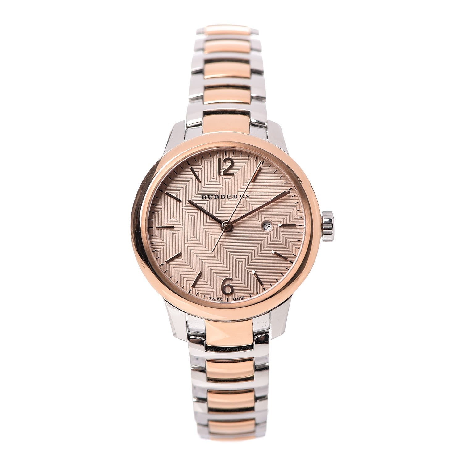 Burberry Stainless Steel 32mm Classic Round Quartz Watch Rose BU10117 1 of 9