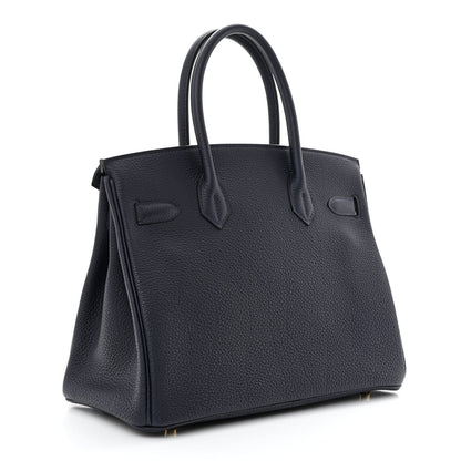 Hermes Togo Birkin 30 Bleu Nuit 3 of 11