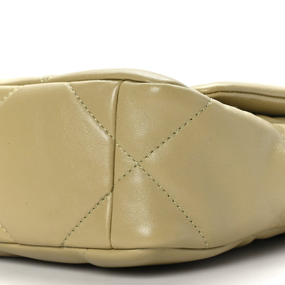 Chanel Lambskin Quilted Medium Chanel 19 Flap Light Green 9 of 9