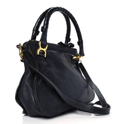 Chloe Calfskin Medium Marcie Satchel Black 3 of 12