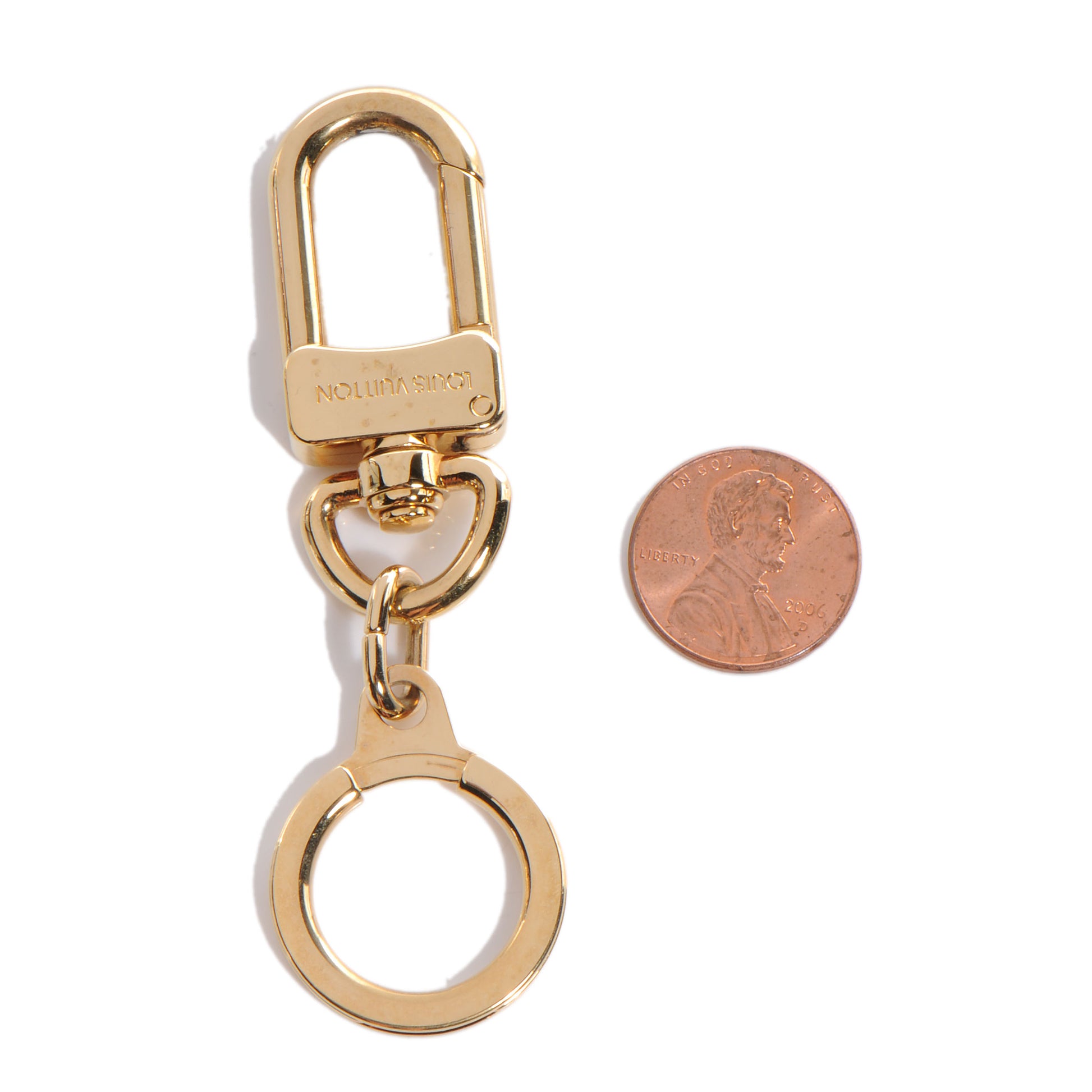 Louis Vuitton Pochette Extender Key Ring Gold 2 of 4
