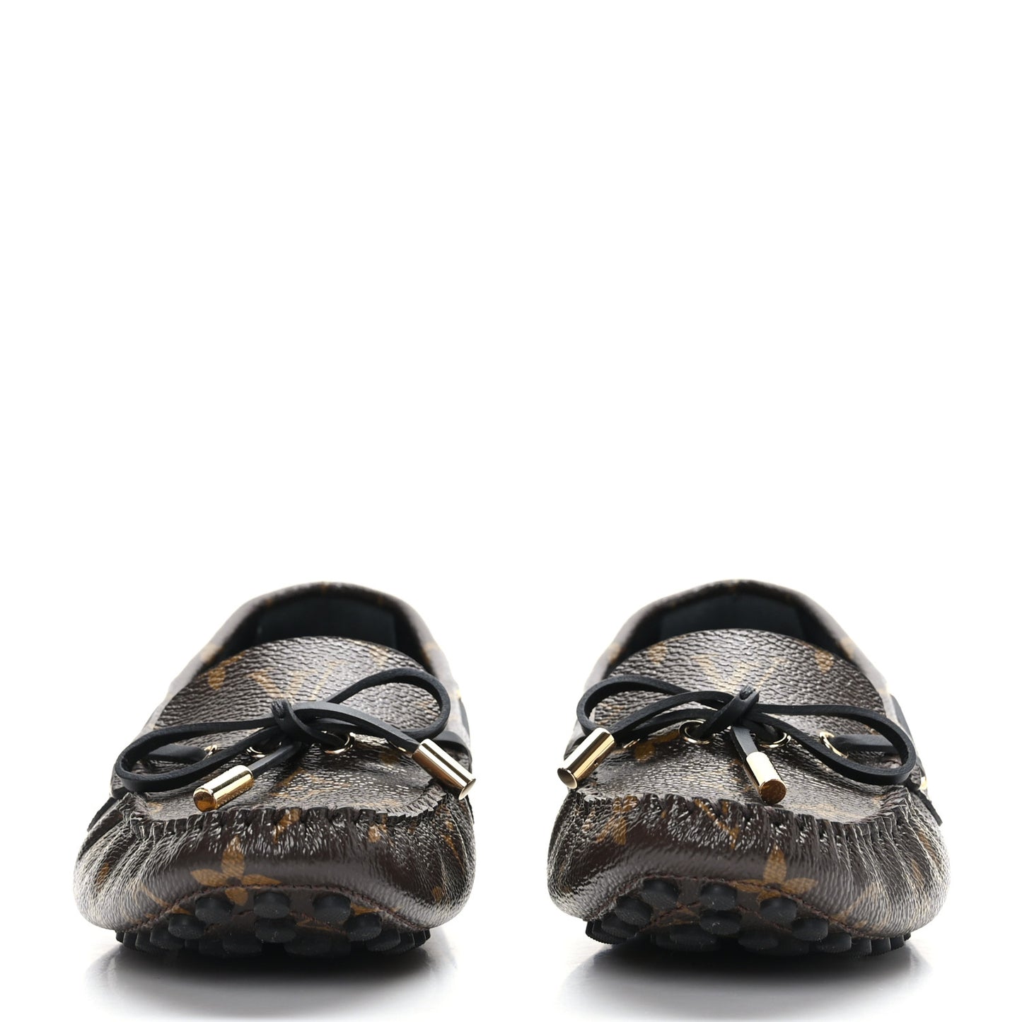 Patent Monogram Gloria Loafers 38.5