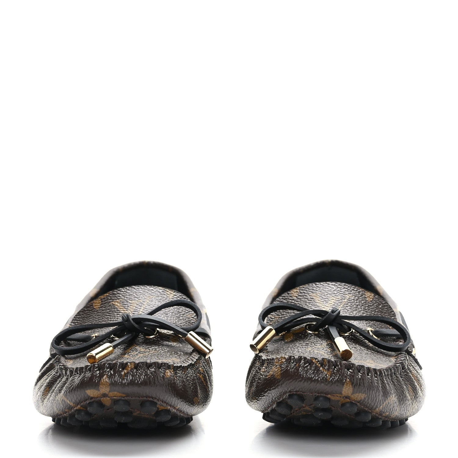 Louis Vuitton Patent Monogram Gloria Loafers 38.5 4 of 7