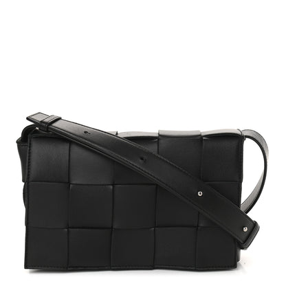 Bottega Veneta Nappa Maxi Intreccio Cassette Bag Black 1 of 10