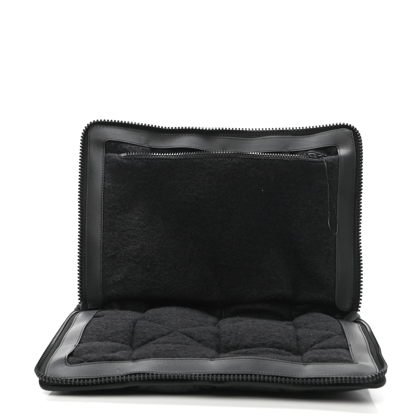 Calfskin Maxi Intrecciato Puffy Laptop Pouch Camping