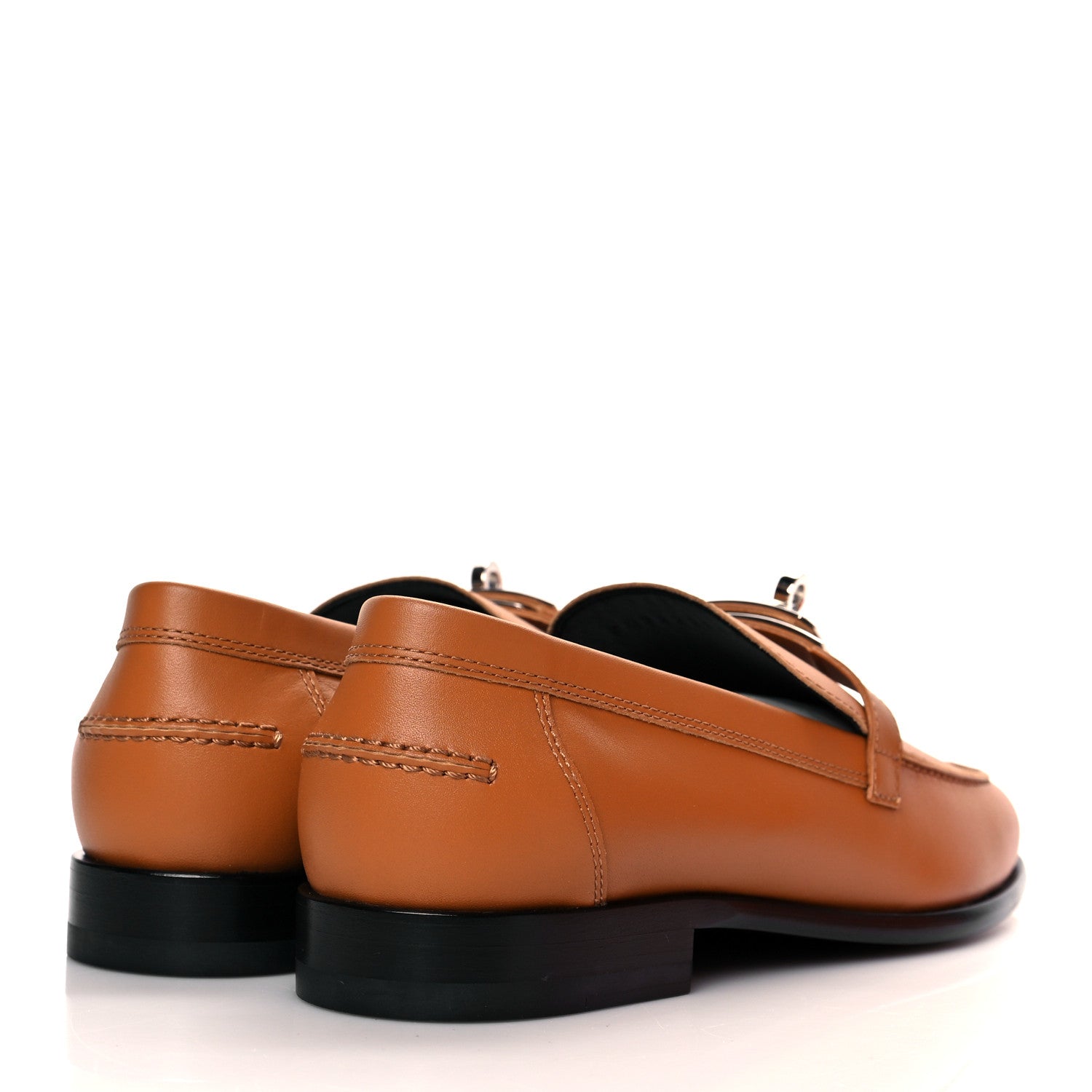 Hermes Calfskin Womens Destin Loafer 38 Naturel 4 of 12