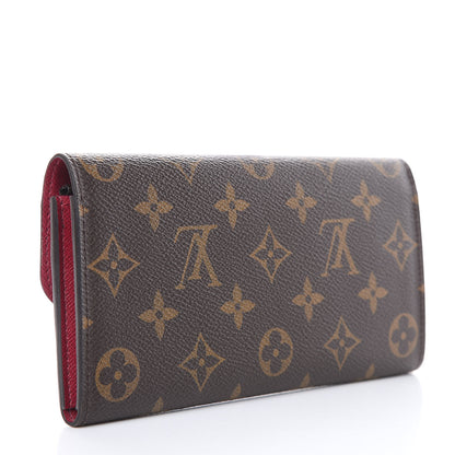 Louis Vuitton Monogram Emilie Wallet Fuchsia 3 of 10