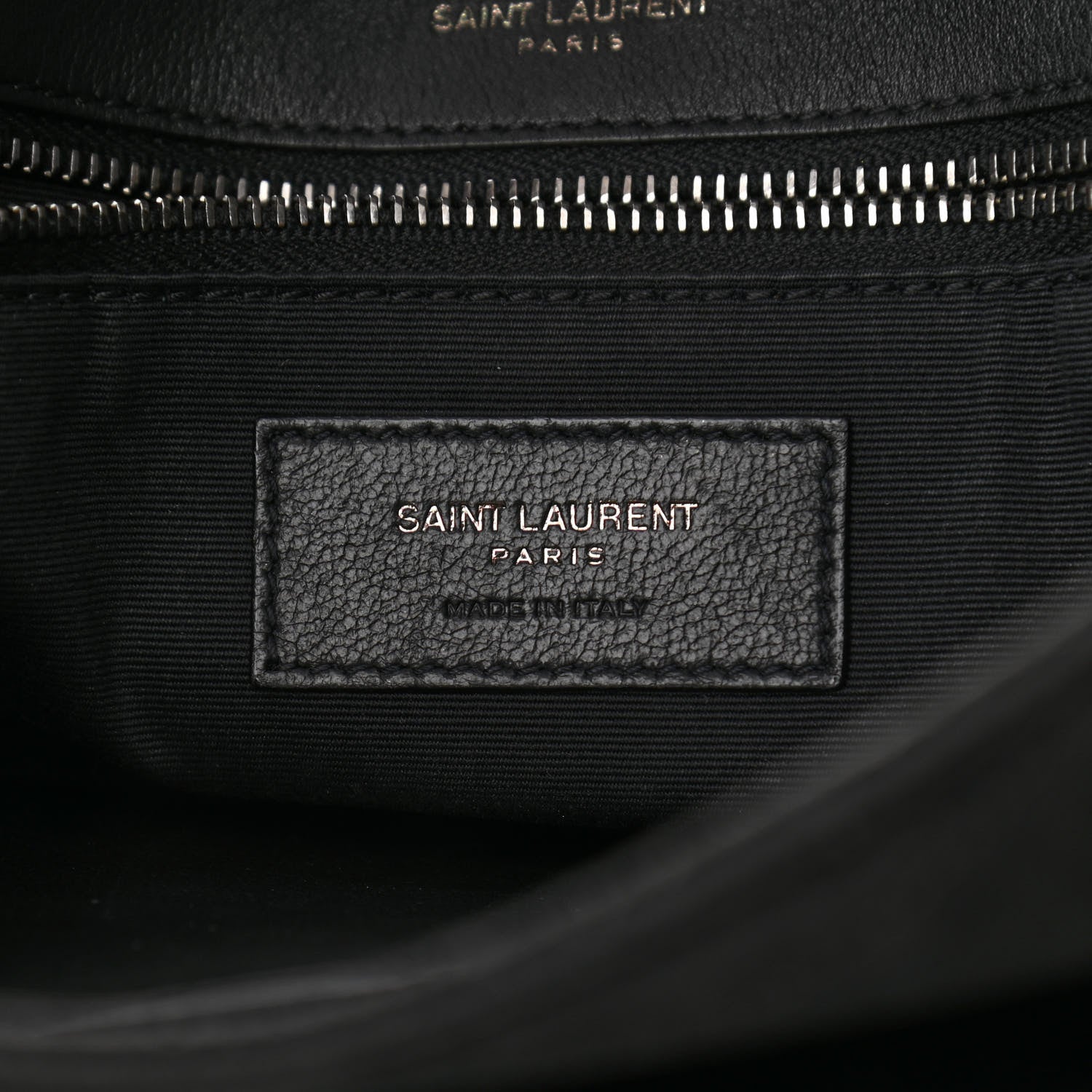 Saint Laurent Suede Monogram Medium Niki Chain Satchel Black 6 of 15