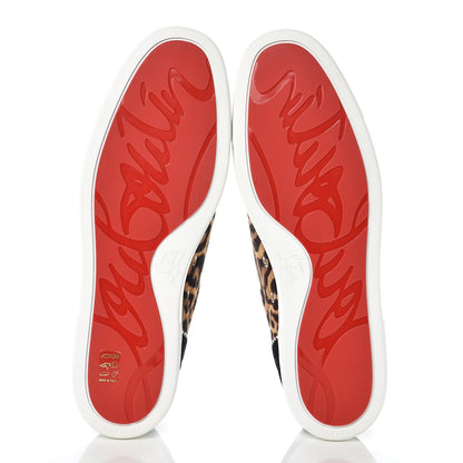 Christian Louboutin Calfskin Patent Spikes Mens Loubikick Flat Sneakers 47 Multi 5 of 10