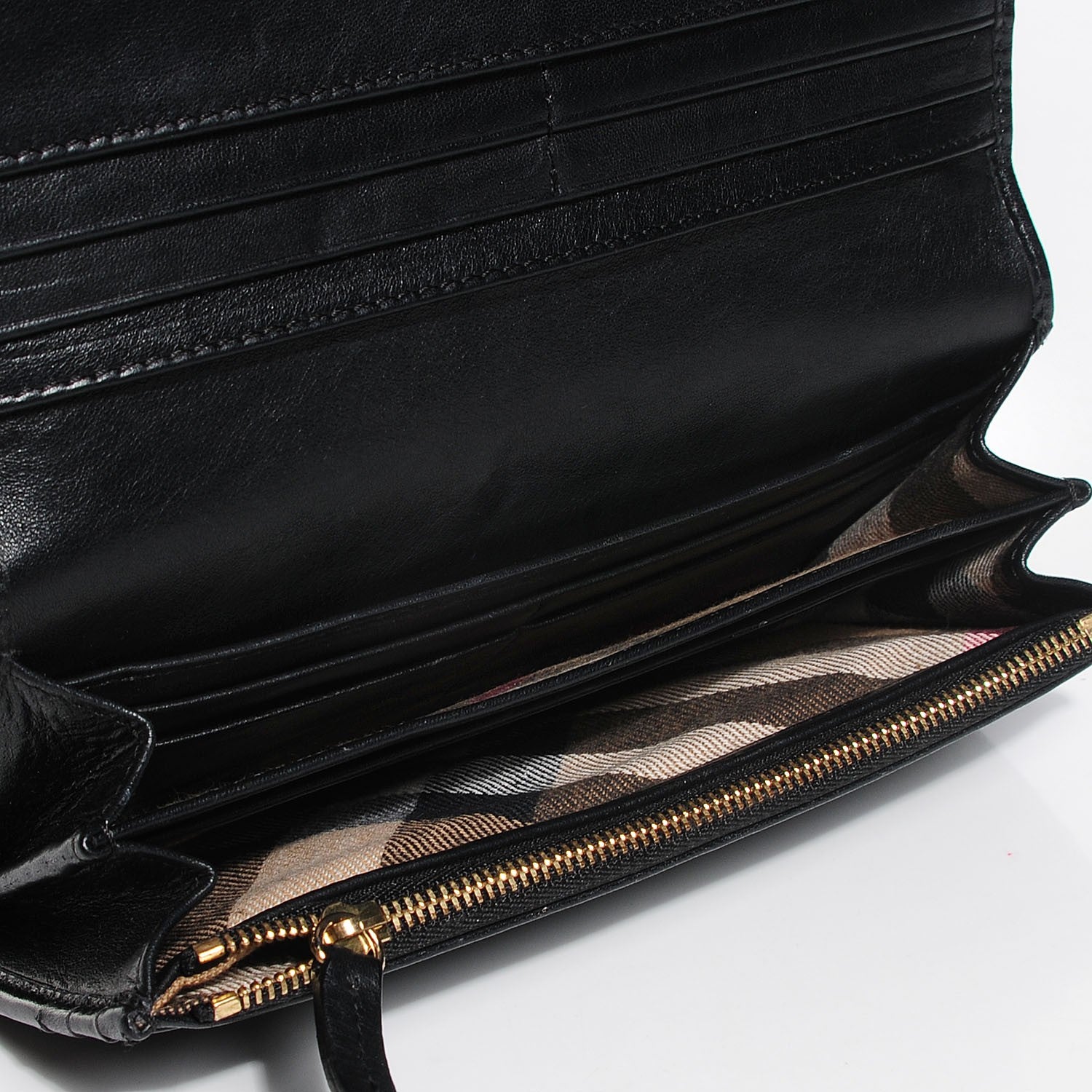 Burberry Leather Penrose Continental Wallet Black 8 of 10