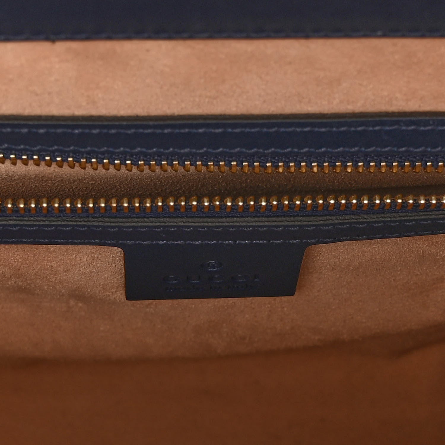 Gucci Guccissima Signature Small Padlock Top Handle Bag Blue Agata 6 of 12