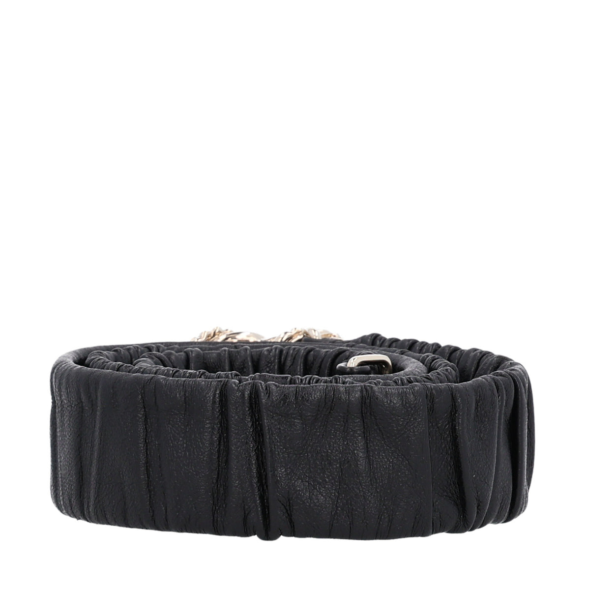 Chanel Lambskin Crystal CC Belt 90 36 Black 2 of 4