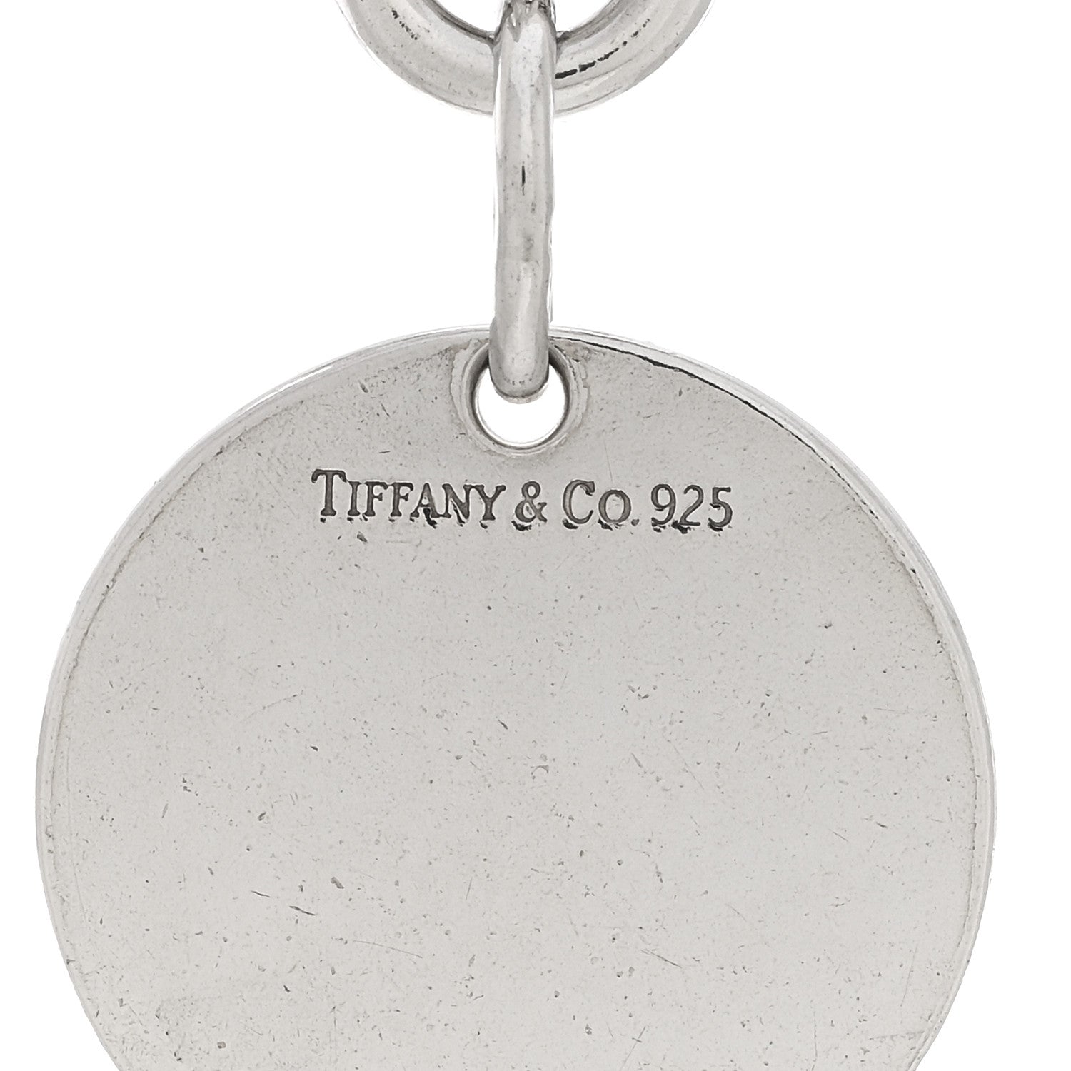 Tiffany Sterling Silver Round Tag Charm Bracelet 3 of 3