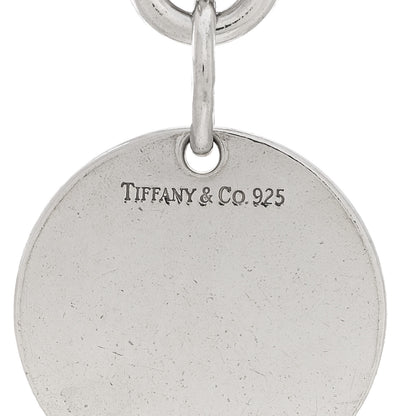 Tiffany Sterling Silver Round Tag Charm Bracelet 3 of 3