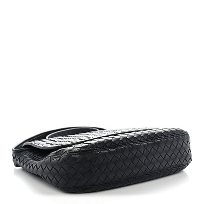 Bottega Veneta Nappa Intrecciato Medium Veneto Messenger Bag Midnight 4 of 11