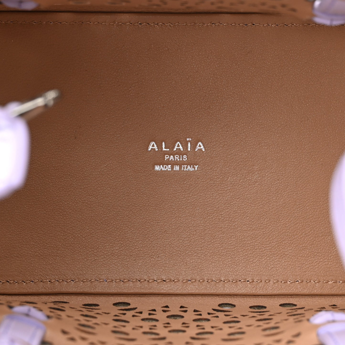 Calfskin Vienne Wave Mina 20 Bag Parme Clair