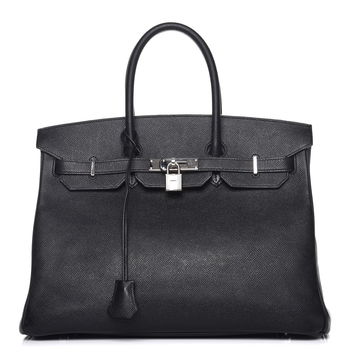 Epsom Birkin 35 Black