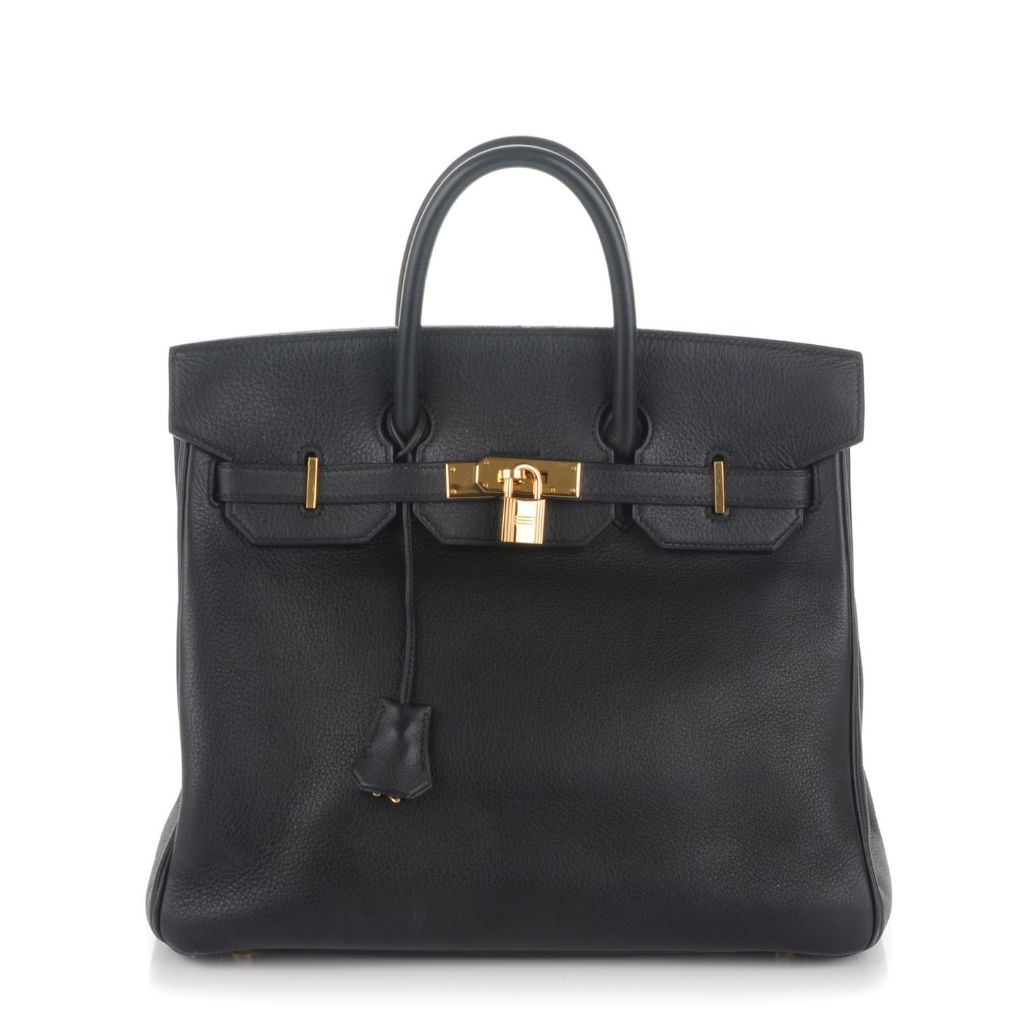 Taurillon Clemence HAC Birkin 32 Black