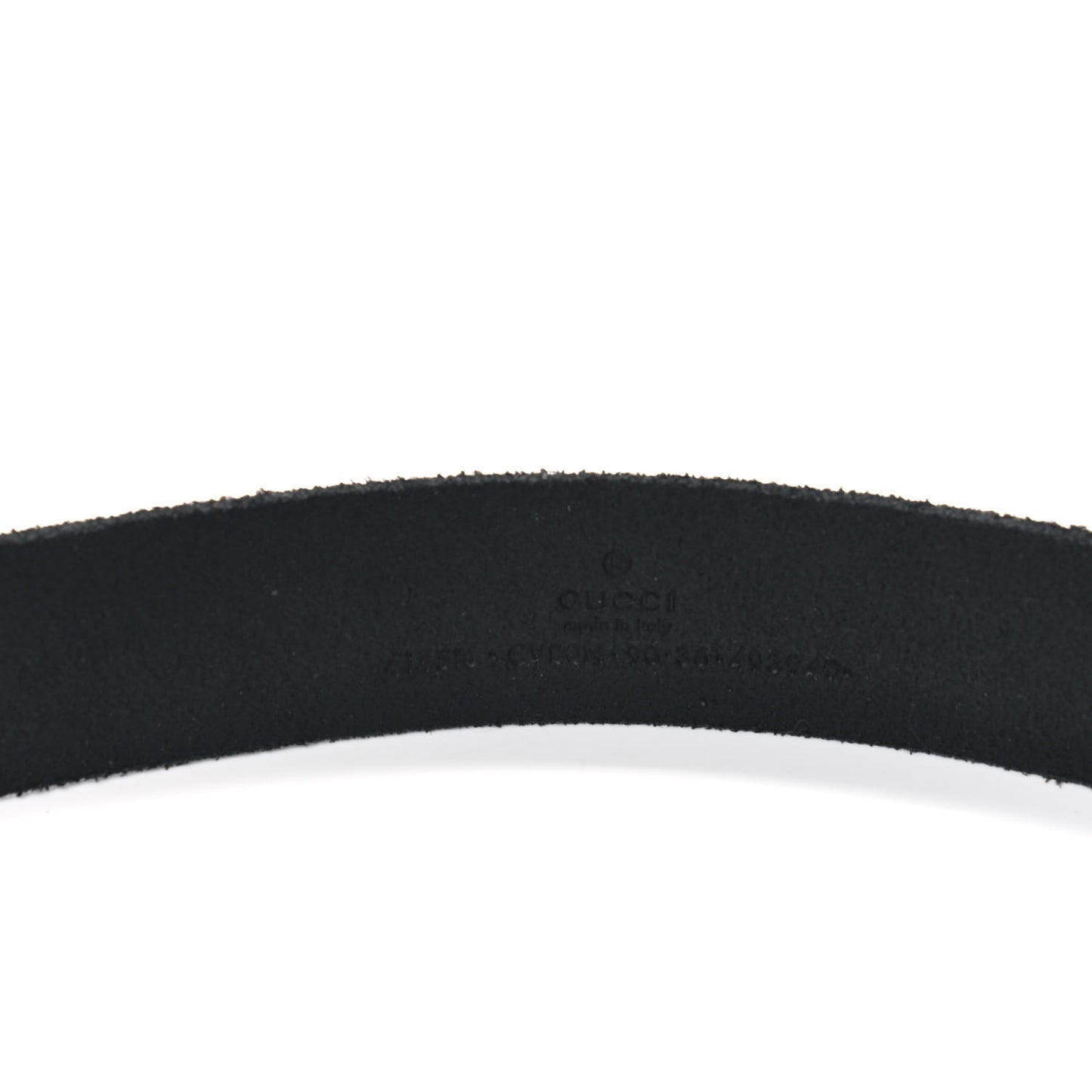 Cuoio Toscano Nickel Double G 30mm Belt 90 36 Black