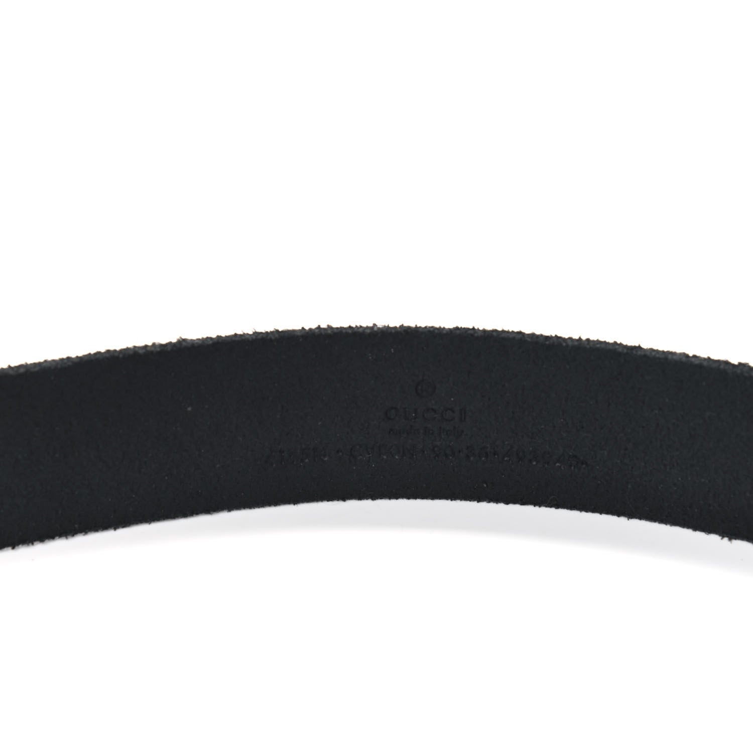 Gucci Cuoio Toscano Nickel Double G 30mm Belt 90 36 Black 3 of 5