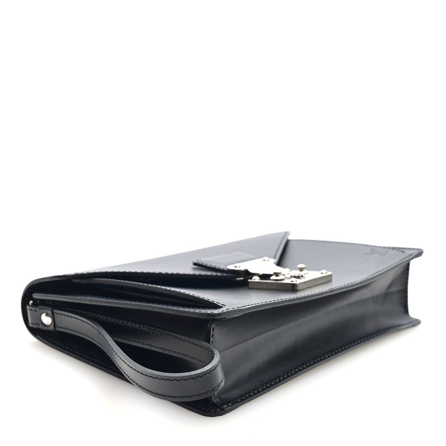 Louis Vuitton Epi Pochette Sellier Dragonne Clutch Black 4 of 6