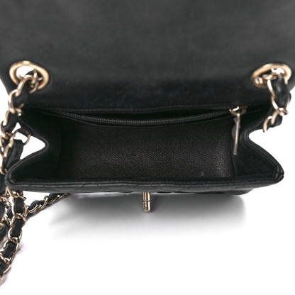 Chanel Lambskin Quilted Mini Square Flap Black 5 of 12