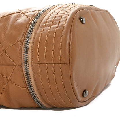 Chanel Lambskin Stitched Expandable Tote Beige 9 of 11