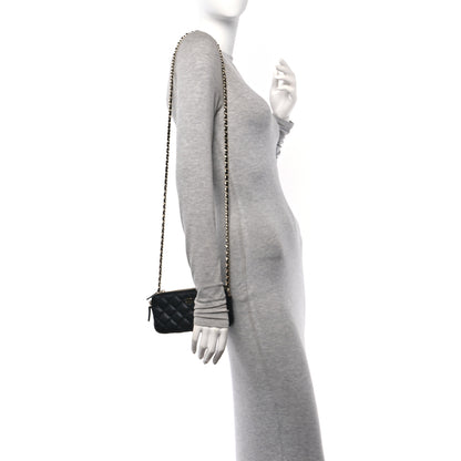 Chanel Caviar Quilted Small Clutch With Chain Black 2 of 13
