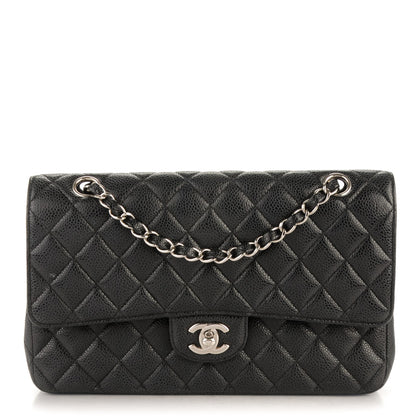 Chanel Caviar Quilted Medium Double Flap Black 1 of 7