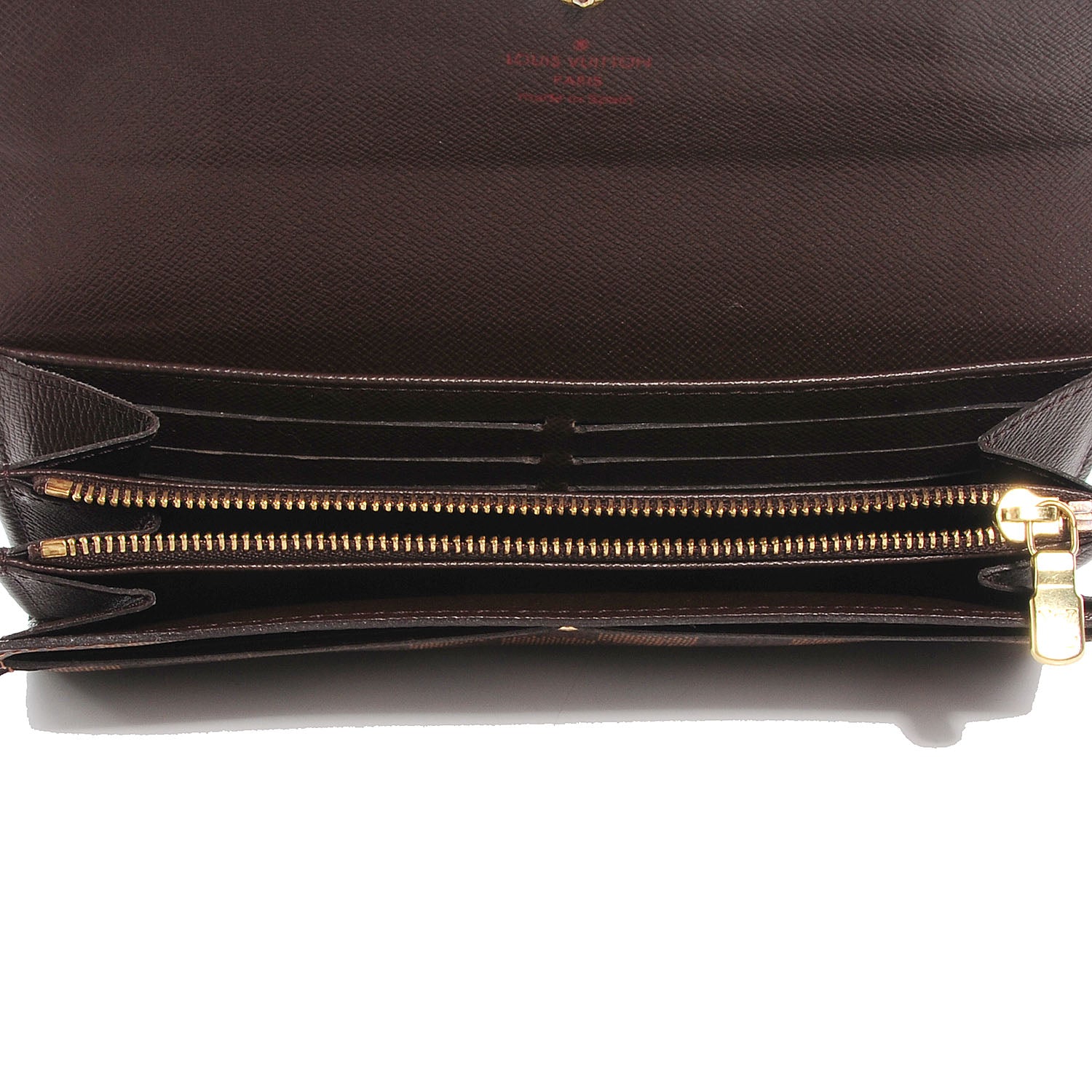 Louis Vuitton Damier Ebene Sarah Wallet 7 of 7