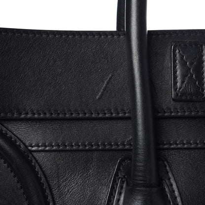 Celine Smooth Calfskin Small Luggage Black 15 of 20