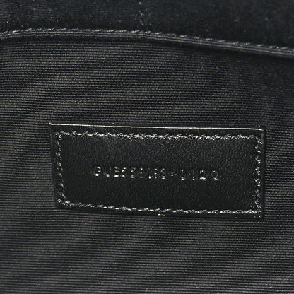 Saint Laurent Calfskin Matelasse Monogram Cassandre Tablet Pouch Black 7 of 8