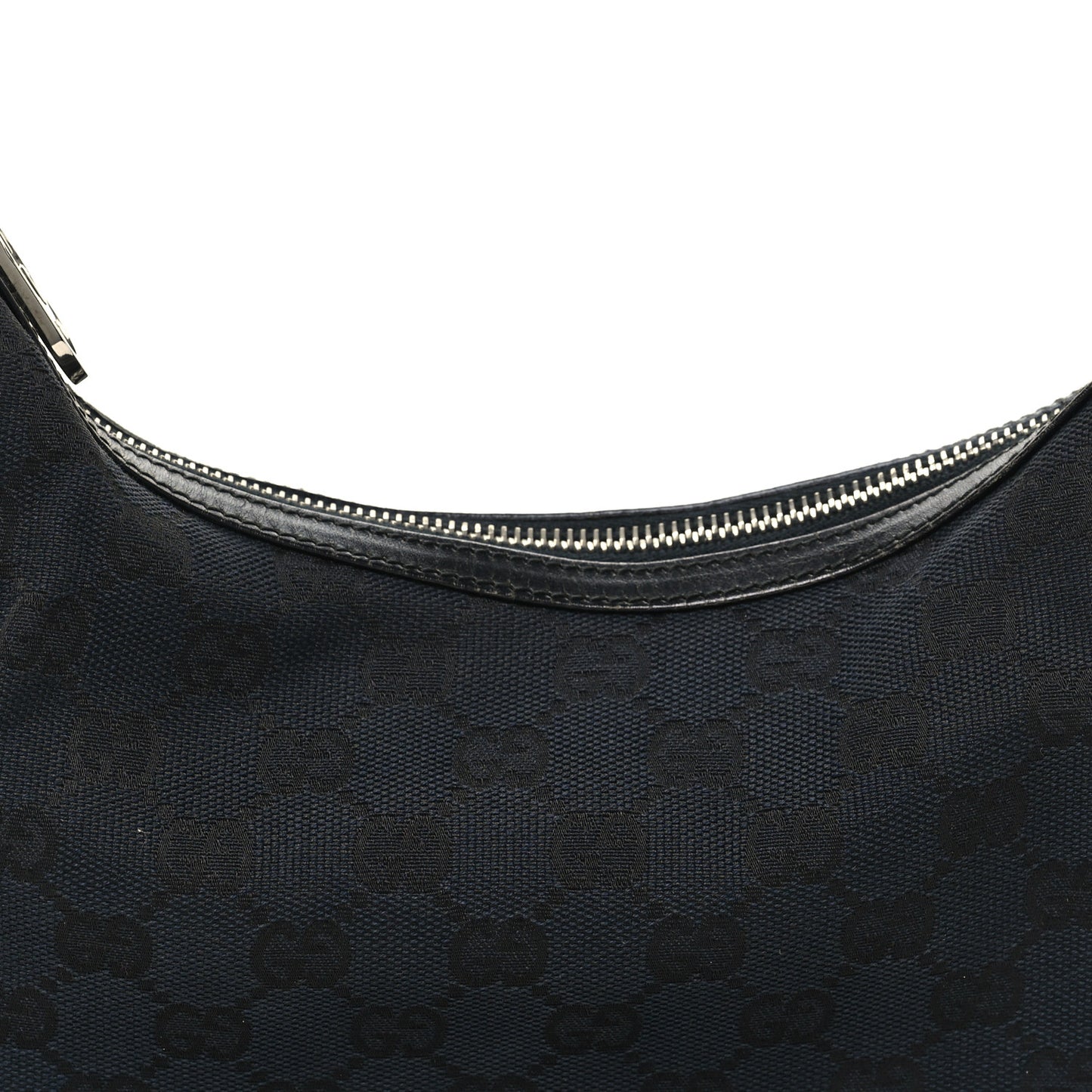 Monogram GG Clasp Hobo Black