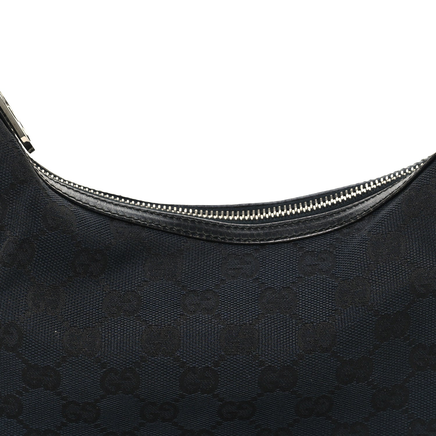Gucci Monogram GG Clasp Hobo Black 8 of 10