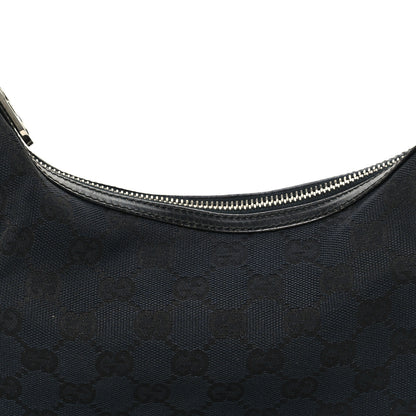Gucci Monogram GG Clasp Hobo Black 8 of 10