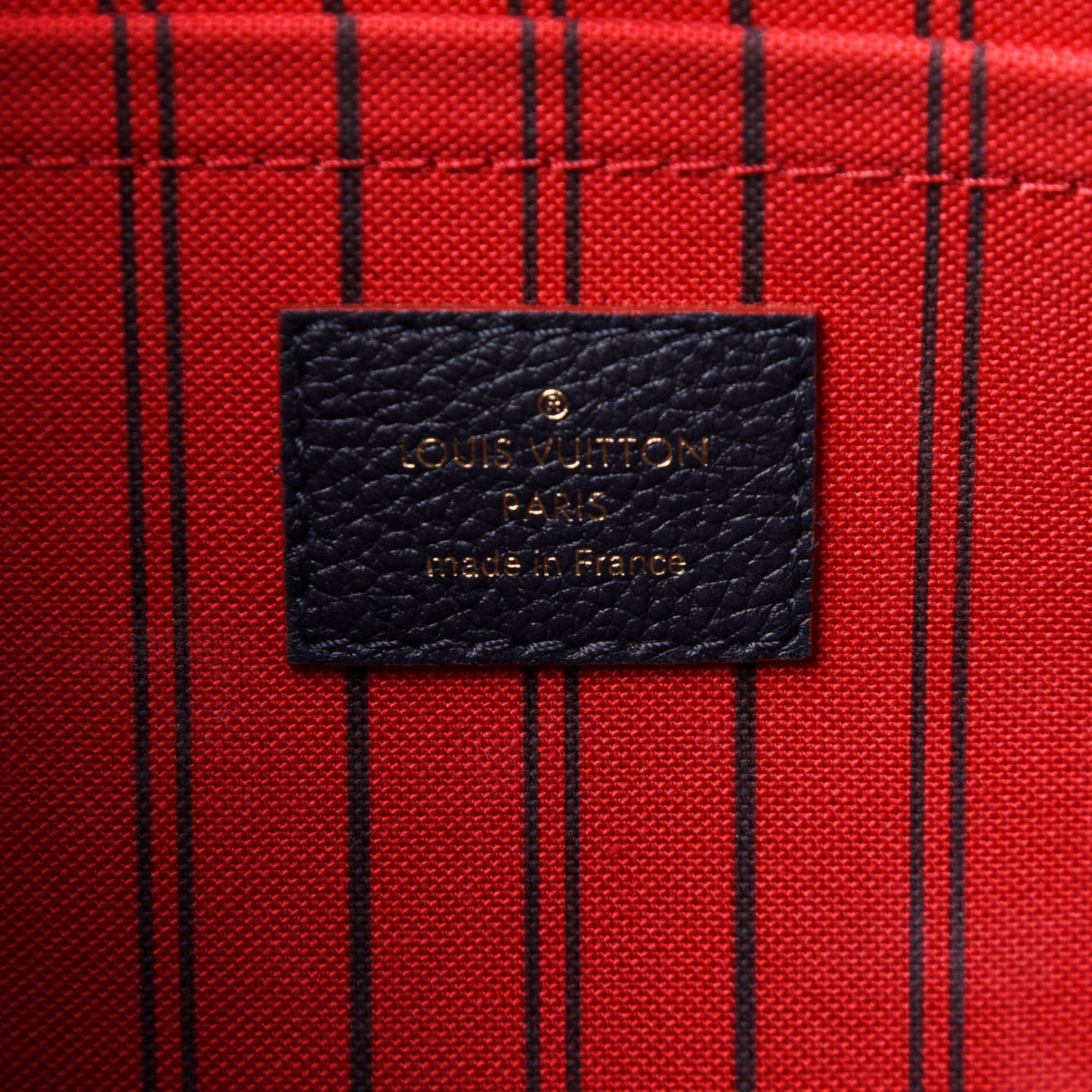Empreinte Montaigne MM Marine Rouge