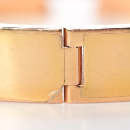 Hermes Enamel Narrow Clic Clac H Bracelet GM Bleu Glacier 5 of 7