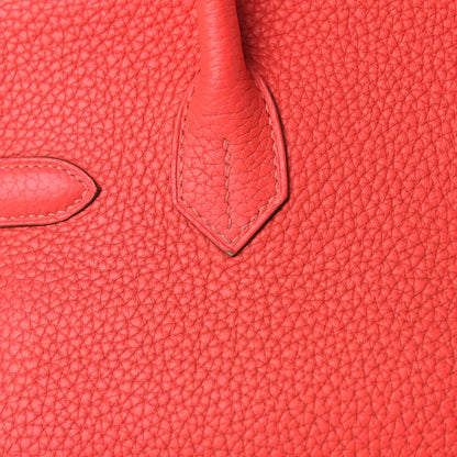 Hermes Togo Birkin 30 Rouge Pivoine 11 of 14