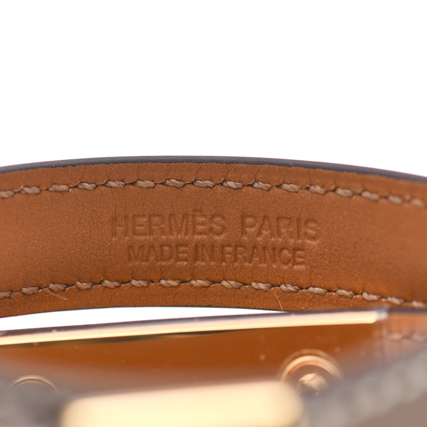 Hermes Swift Rivale Double Tour Bracelet S Etoupe 3 of 4
