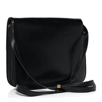 Celine Liege Calfskin Large Classic Box Flap Bag Black 4 of 16