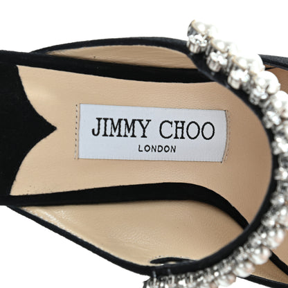 Jimmy Choo Suede Bing 65 Pumps 35 Black 7 of 11