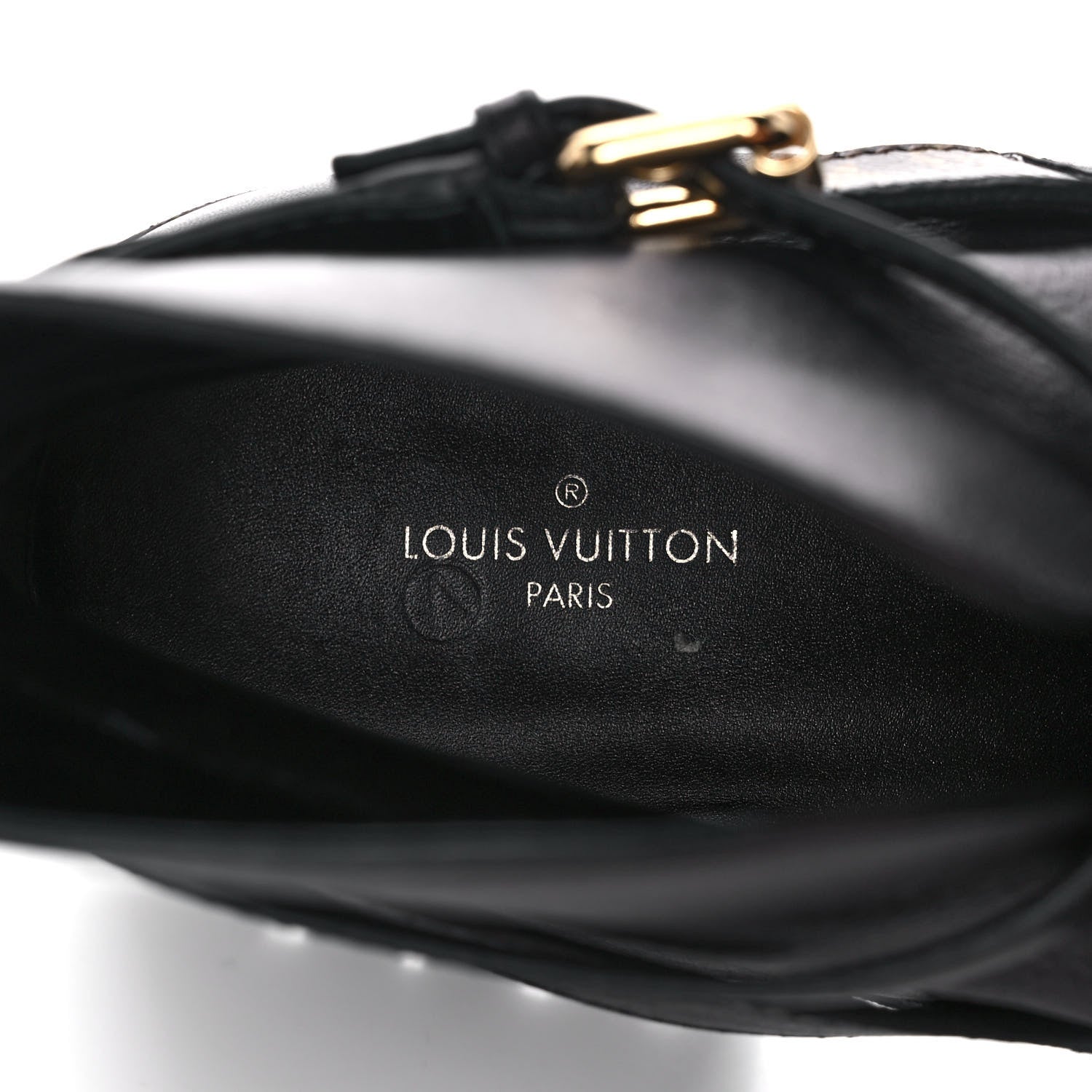 Louis Vuitton Calfskin Monogram Discovery Flat Ankle Boots 39 Black 7 of 8