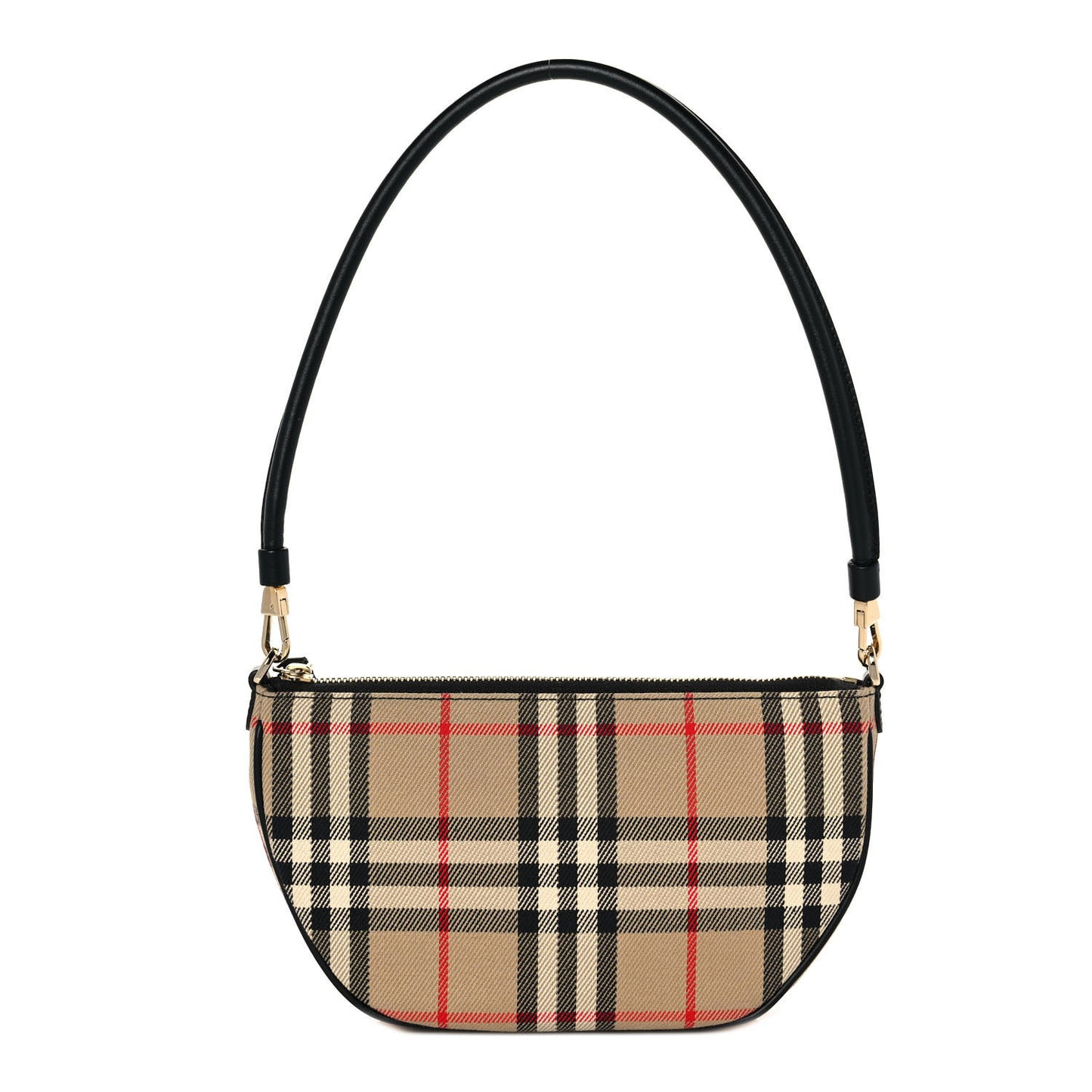 Vintage Check Calfskin Olympia Pouch Archive Beige