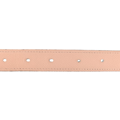 Hermes Swift Epsom 24mm H Belt Strap 90 Black Rose Eglantine 4 of 7